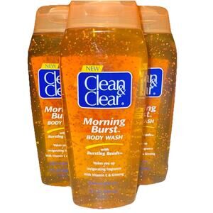 1‎ NEW Discontinued 2003 Clean & Clear Morning Burst Body Wash Vitamin C Ginseng